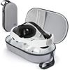 Pulchra VR Custodia per il trasporto Compatibile con accessori Meta Quest 3/2, Oculus Quest 3/2, PICO4/4Pro, grandi custodie rigide, custodia da viaggio per la casa, grigio