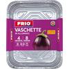 FRIO Vaschette in Alluminio 12 Pezzi Rettangolari 8 Porzioni 32x26,5x5,5 cm - Teglie Ideali per Catering, Rosticceria e Take Away, Forno e Freezer, Perfette per Conservazione e Preparazione dei Cibi