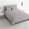 Italian Bed Linen Set Copripiumino Matrimoniale Cotone Printed colors, lavorato in Italia - Parure Copri Piumino - Sacco Piumone 250x200 cm con Patella Interna e Federe Cuscino, division rosa, Matrimoniale