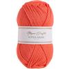Utopia Crafts Super Aran - Filato per lavori a maglia e uncinetto, 100 g (pesca vivace)