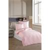 Nuit Des Rêves Set trapunta XXL (155 x 220 cm), colore cipria, 70% cotone, 30% poliestere, lavabile in lavatrice, 120 thread Count, Button & Envelope Closure | Soft & Stylish, Twin