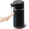 GMISUN Dispenser di sapone automatico, 420 ml, erogatore di sapone elettrico con sensore a infrarossi, distributore di sapone automatico a parete con USB ricaricabile, IPX6, impermeabile per bagno
