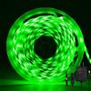 ShineBurky Striscia LED 5 Metri Verde, Striscia LED Dimmerabile, 12V Striscia Luminosa LED Flessibile, per Soffitti, Scale, Armadi, Camere da Letto, Vetrinette (Adattatori non Inclusi)