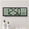 Maxstar Orologio da parete digitale grande da 15'',grande display LCD con numeri Jumbo,funzionamento a batteria,DST,temperatura,data,orologi da parete per soggiorno,camera da letto,cucina