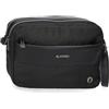 El Potro Luna Borsa a tracolla Due scomparti Nero, 25x18x7 cm, Poliestere con dettagli in pelle sintetica by Joumma Bags, Nero, Taglia unica, Borsa a tracolla a due scomparti