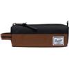 HERSCHEL 10071-05668 SETTLEMENT CASE SADDLE/BLACK Unisex - Adulto POUCHES Taglia Unica