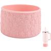 BOXOB Copertura Protettiva in Silicone a Fiore Compatibile con Stanley Cup 20/30/40oz & Altre Bottiglie con Base da 7,5cm, Manicotto Inferiore per Bottiglia Accessori per Bicchiere (Rosa)