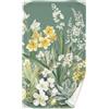 KLL Asciugamani per il viso in cotone con narcisi e mughetto verde asciugamani per bagno asciugamani da palestra asciugamani spa asciugamano 40,6 x 71,1 cm