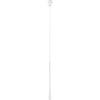 Alpinaluz Lampada a sospensione LED 7 W per soffitto - design lineare minimalista in alluminio con luce focale 24° 2700K - cavo regolabile e fiore compatto