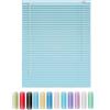 Generic Tende Veneziana in Alluminio su Misura Larghezza 25-165cm Altezza 50-290cm, Privacy, 25mm Persiane Veneziane Orizzontali per Finestre Interne(Sea Blue)