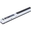 Tbest Scanner Portatile HD 900DPI Bacchetta a Colori per Documenti Foto Ricevuta 8,27 Pollici A4 Office di Viaggio Domestico (SILVER)