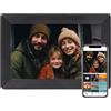 Glusine Fuomorz 10,1 pollici Digital Photo Frame IPS 1280 × 800 Storage 16 GB, Sensore di gravità incorporato, rotazione ultimo intervento a 360°, Condividi