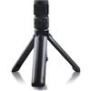 Flylin Bullet Time Handle, mini treppiede multifunzione in lega di alluminio con due viti da 1/4, manico rotante a 360° per selfie Insta360 ONE X2/X3/X4