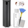 JiaTeums Detergente per display auto, spray per schermo triangolare, per schermo LCD, TV, touch screen, 18 ml + 20 ml, liquido (grigio)