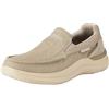 Skechers Hasting, Senza Lacci Uomo, Tela Color Tortora, 43 EU