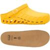 Scholl Clog Evo Giallo + Scholl Solette Anatomiche e Antistatiche per Clog Evo - Giallo/Marrone