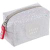 Back2Fun Monedero Purpurina Blanco B2f, Accessori da Viaggio-Portafogli Unisex-Bambini e Ragazzi, Bianco, 100 x 70 x 50 mm