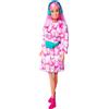 Simba Steffi Love Fluffy Fashion, 2 scomparti assortiti, viene fornito solo un articolo, bambola da gioco che indossa un vestito soffice con stivali, scaldamani, marsupio, 29 cm, a partire dai 3 anni in su