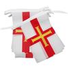 AZ FLAG Ghirlanda 6 Metri 20 Bandiere Guernsey 21x15cm, Bandiera Inglese 15 x 21 cm - Festone Bandierine