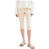 TOM TAILOR 1043226 Pantaloni Affusolati, 32180 - Fawn Beige Offwhite Stripe, 40 Donna