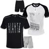 hermet Pigiama JUVE Maglietta e Pantaloncini Abbigliamento Tifosi Juventus FC Pigiama Bianco Nero Tifosi Juventini PS 30060