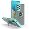 BAOJAY Custodia per Samsung Galaxy A50/A30S/A50S,in morbido silicone con anello a 360 gradi per supporto.resistente agli urti e ai graffi.-Cielo blu
