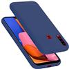 Cadorabo Custodia per Samsung Galaxy A20S in LIQUID BLU - Morbida Cover Protettiva Sottile di Silicone TPU con Bordo Protezione - Ultra Slim Case Antiurto Gel Back Bumper Guscio