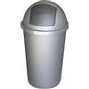 COSE DA CASA Bidone per la raccolta differenziata dei rifiuti basculante automatico 60 LT argento Pattumiera contenitore secchio cestino da casa giardino bar ristoranti interno esterno
