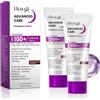 HANGGON 2 Pezzi 80g Protezione Solare 100 SPF Viso, Crema Solare SPF 100, Una Crema Idratante, Waterproof, Non Grasso, Forte Protezione UVA/UVB, per Corpo e Viso Difesa
