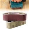 HORREX 20 Pezzi 75 * 533 mm Nastri Abrasivi Carta Abrasiva per Levigatrice Carta Vetrata per Levigatrice 80/120/150/240/400 Carta Vetrata Carta Vetrata per Muro Nastri Levigatrice per Legno per Levigatrice