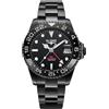Elysee GMT Automatic Automatic 10 ATM, Ip Black, onesize, Bracciale