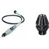 Dremel 225 Albero Flessibile Multiuso per Multiutensili Rotativi & 4486 Mandrino Autoserrante da 0.8 mm a 3.2 mm, Multi Cambio Rapido per Utensile Multifunzione Rotativo