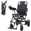 ZHaelyx Sedia a rotelle elettrica pieghevole ultra leggero 14,5 kg sedia a rotelle elettrica per 100 kg sedia elettrica handicape (20 AH)