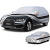 Holthly 10 strati Telo Copriauto per Audi A4 Avant/Allroad/cabrio/wagon(1994-2025),100% copertura auto impermeabile,Telo Copri Auto per Esterno,impermeabile,protezione UV,antivento,antipolvere.