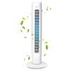 Aigostar Ventilatore a torre Silenzioso, 3 velocità regolabile, Oscillazione automatica a 75°, Ventilatore Silenzioso per casa e ufficio, cavo lungo 180cm, 82 CM, 45W, Bianco