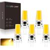 BVCL Lampadine LED G4, AC/DC 12-24V 5W G4 LED Lamp 450LM, Equivalente per lampadine alogene da 40W, Dimmerabili senza sfarfallio, 5 PCS (Color : Warm White 3000K, Size : 5W)