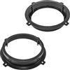 tomzz Audio 2819-001 Gli anelli degli altoparlanti sono compatibili con Hyundai Tucson Santa Fe iX35 i20 i30 Kia Sportage porta anteriore posteriore per altoparlanti DIN 165mm