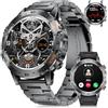LIGE 2025 Smartwatch Uomo con 1,45'' AMOLED Schermo/530 mAh Batteria,Orologio Sportivo con 120+ Modalità Sportive,IP68 Impermeabile,24/7 Monitor Frequenza Cardiaca/Sonno per Android iOS