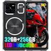 DOOGEE Blade GT 5G Rugged Smartphone (2025), 32GB+256GB/2TB Dimensity 7050 Android 14 Telefono Robusto, 6.72 FHD+ 120Hz, 48MP, 5500mAh, 4G+5G Cellulari Resistente IP68, NFC,OTG, WIFI6, con Custodia