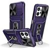 JIEZUIMEI Case per xiaomi redmi NOTE 12 4G/POCO X5 5G, [360° Magnetica Anello Supporto] Hard PC+TPU Silicone Antiurto Custodie,per xiaomi redmi NOTE 12 4G/POCO X5 5G Viola
