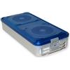 GIMA Container per Sterilizzazione grande h100 mm - blu forato