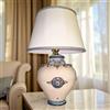 Ceramiche Sofia Lux Lume Boccia in Ceramica di Caltagirone h 40 cm — Mono Blu - 60 cm / Linea Mono Blu