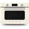 Smeg Forno combinato a vapore da appoggio 50's Style Panna COF01CREU