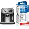 Gaggia ri8525/01 carezza deluxe macchina da caffè espresso manuale, per macinato e cialde, grigio/nero & 21001419 filtro brita intenza