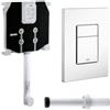 Grohe Cassetta da Incasso 38863000 Completa di Placca SKATE COSMOPOLITAN Bianca Con Canotto In Omaggio ,