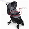 Tuc Tuc Passeggino Leggero Plain Grigio PORTATA 22 KG!! OUTLET SENZA FRONTALINO