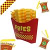 Mad Monkey Küchen Gadgets Verschlussclips - 12 Pommes Clips mit Magnet - Scherzartikel - Praktische Tütenclips für Frische und Ordnung in der Küche - Tütenklammern
