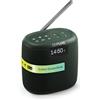 Pure Woodland Mini Altoparlante da esterno con Bluetooth e radio DAB+/FM (impermeabile IP67, portatile, batteria da 17h - perfetto per giardino e campeggio) Verde
