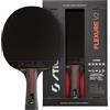 STIGA Flexure V2 Racchetta da ping-pong - Pala 5 stelle, gomma STAR5 approvata da ITTF, presa ergonomica - Per gioco aggressivo