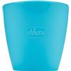 CHICCO (ARTSANA SpA) Chicco Easy Mug Bicchiere Silicone Azzurro 6 Mesi+ - Praticità e Sicurezza per i Piccoli